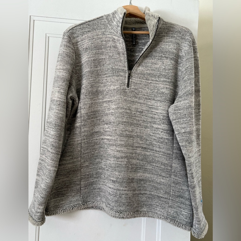 Kuhl Quarter Zip Pullover - women’s XL. Gray